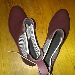 Brand New Burgundy Short Rain Boots
